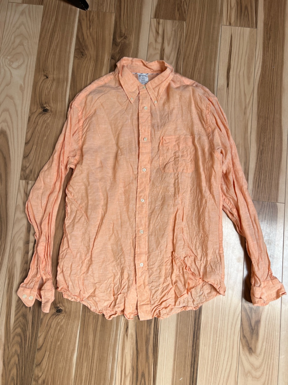Brooks Brothers Regent the original polo shirt linen button down